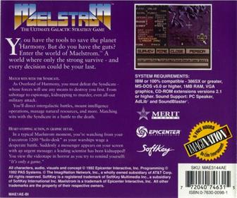 Maelstrom - Box - Back Image