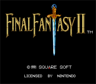 Final Fantasy II: Golbez Playable - Screenshot - Game Title Image