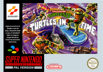 Teenage Mutant Ninja Turtles IV: Turtles in Time - Box - Front Image