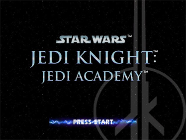 Star Wars: Jedi Knight: Jedi Academy - Screenshot - Game Title Image