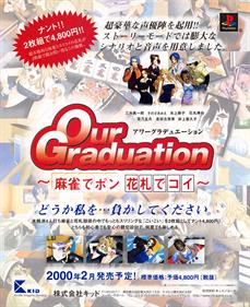 Ma-Jyan de Pon! Hanahuda de Koi! Our Graduation - Advertisement Flyer - Front Image