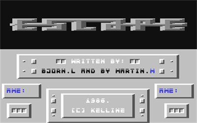 Escape (Kelline) - Screenshot - Game Title Image