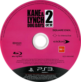 Kane & Lynch 2: Dog Days - Disc Image