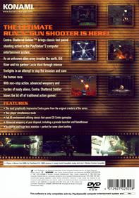 Contra: Shattered Soldier - Box - Back Image