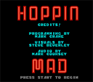 Hoppin' Mad - Screenshot - Game Title Image