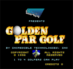 Golden Par Golf - Screenshot - Game Title