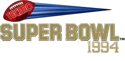 Tecmo Super Bowl 1994 - Clear Logo Image