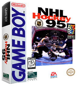 NHL Hockey 95 - Box - 3D Image