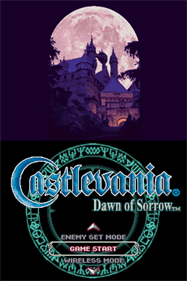 Castlevania: Dawn of Sorrow - Screenshot - Game Title Image