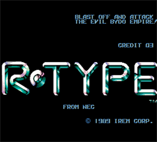 R-Type Complete CD - Screenshot - Game Title Image