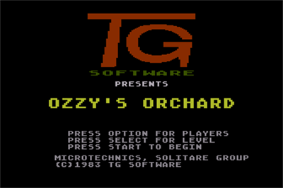 Ozzy's Orchard - Screenshot - Game Title Image