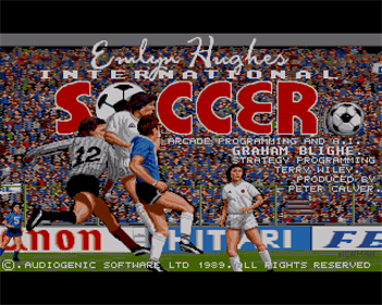 Emlyn Hughes International Soccer - Screenshot - Game Title Image