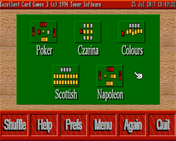 Excellent Card Games III - Screenshot - Game Select Image