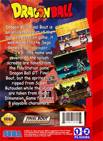 Dragon Ball: Final Bout - Box - Back Image