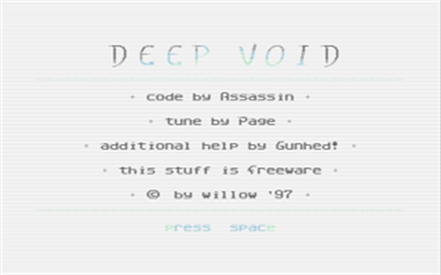 Deep Void - Screenshot - Game Title Image