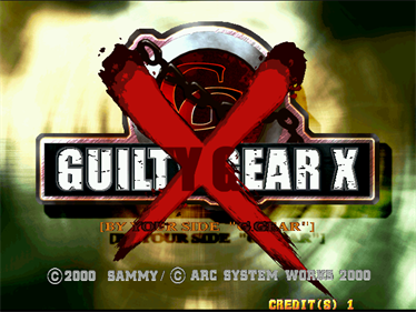 Guilty Gear X - Screenshot - Game Title Image