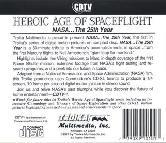 Heroic Age of Spaceflight: NASA... The 25th Year - Box - Back Image