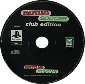 Actua Soccer: Club Edition - Disc Image