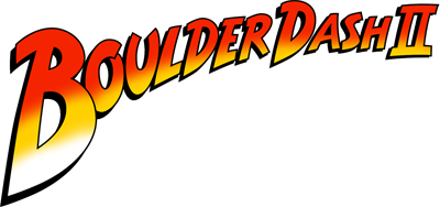 Boulder Dash II: Rockford's Revenge - Clear Logo Image