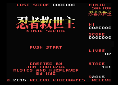 Ninja Savior - Screenshot - Game Title Image