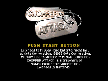 Chopper Attack - Screenshot - Game Title Image