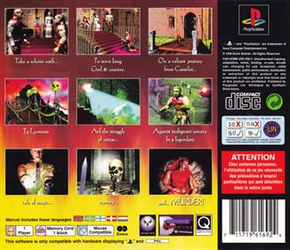 Chronicles of the Sword - Box - Back Image