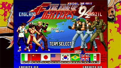 The King of Fighters '94 - Screenshot - Game Select Image