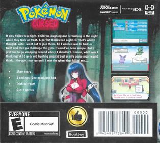 Pokémon Holidays Hacks Halloween (Cursed Version) - Fanart - Box - Back Image