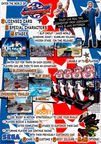 Sega Race TV - Advertisement Flyer - Back Image