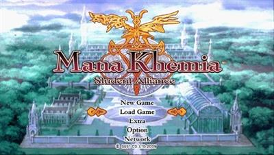 Mana Khemia: Student Alliance - Screenshot - Game Title Image