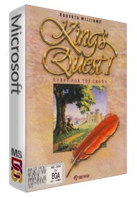 King's Quest I: Quest for the Crown - Box - 3D Image