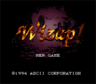 Wizap! Ankoku no Ou - Screenshot - Game Title Image