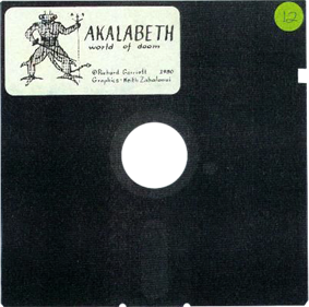 Akalabeth: World of Doom - Disc Image