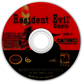 Resident Evil Zero - Disc Image