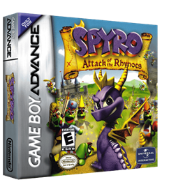 Spyro: Attack of the Rhynocs - Box - 3D Image