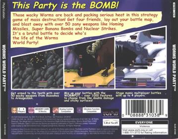 Worms World Party - Box - Back Image