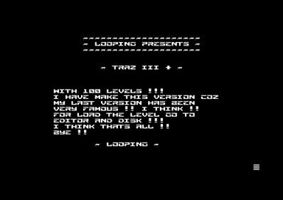TRAZ III - Screenshot - Game Title Image