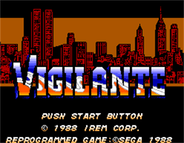 Vigilante - Screenshot - Game Title Image