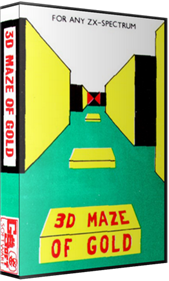 3D Maze of Gold - Box - 3D Image