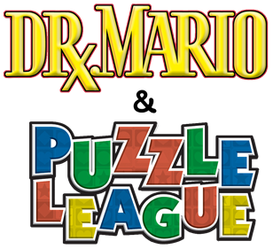 2 Games in 1!: Dr. Mario / Puzzle League - Clear Logo Image