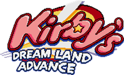 Kirby's Dream Land Advance - Clear Logo Image