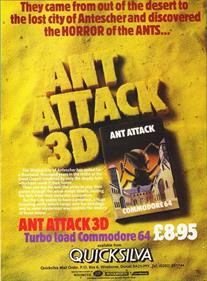 Ant Attack - Advertisement Flyer - Front Image