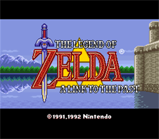 Zelda starring Zelda 2 (SNES) - Screenshot - Game Title Image