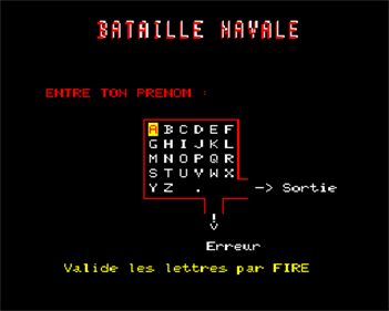 Bataille Navale - Screenshot - Game Select Image