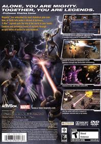 X-Men Legends - Box - Back Image