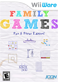 Family Games: Pen & Paper Edition! - Box - Front Image