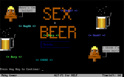 Beer Trivia - Screenshot - Game Title Image