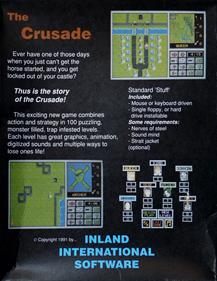 The Crusade - Box - Back Image