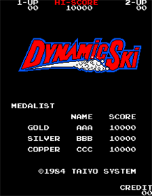Dynamic Ski - Screenshot - Game Title Image
