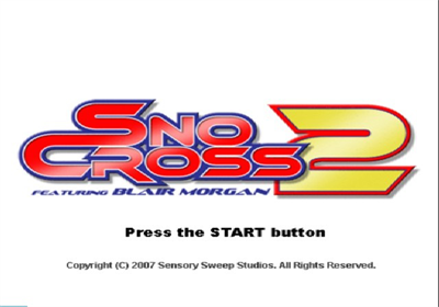 SnoCross 2: Featuring Blair Morgan - Screenshot - Game Title Image